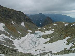 Zamrznute pleso (11 m tief)