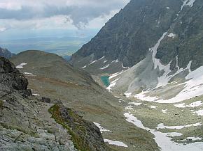 Dlhe pleso (1939 m, 6 m tief) u. Kvetnica