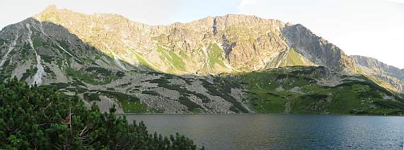 Blieck auf Opalony Wierch (2114 m)