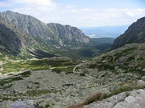 Blick zum Popradske Pleso