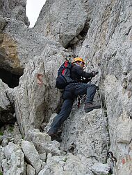 am santnerpass-Klettersteig