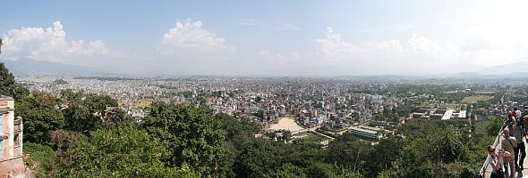 Blick ber Kathmandu