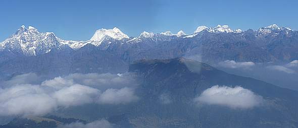 Blick aus dem Flugzeug