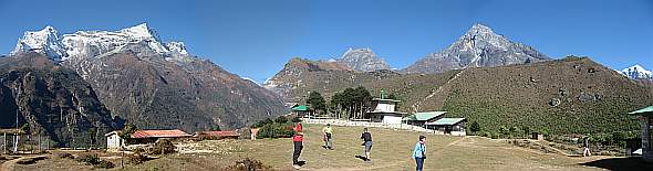 Panorama vom Museum aus, W-N Richtung