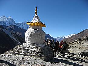 oberhalb Dingboche