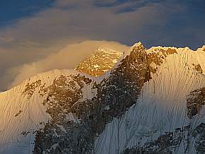 in der Mitte der Mt. Everest