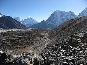 Rckweg nach Lobuche