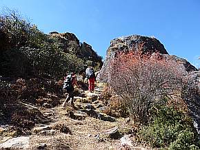 Weg nach Khumjung