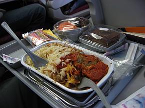 Flieger-Essen; Hmmm, lecker ...