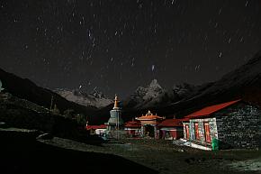 Tengboche Kloster bei Nacht