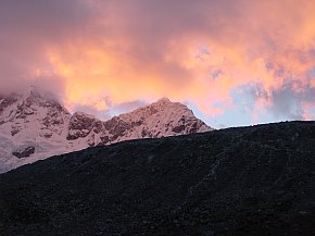 Sonnenuntergang bern Huandoy