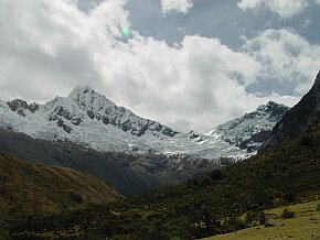 Blick zum Alpamajo (5947 m)
